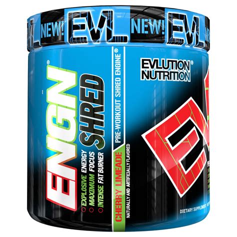 Try the EVL ENGN Shred pre-workout energy and fat burner powder with exclusive ingredients including Beta alanine Agmatine Huperzine A L-Carnitine Yohimbe CLA and much more. . Engn shred pre workout